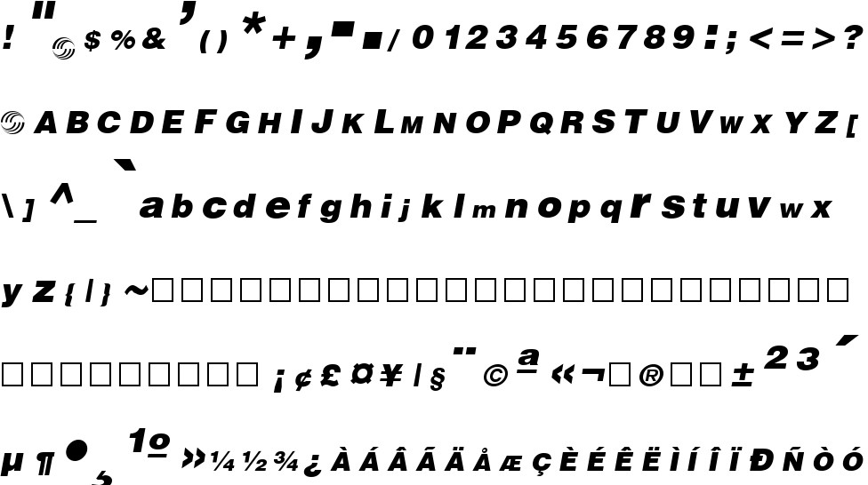 Airbus free Font in ttf format for free download 21.85KB