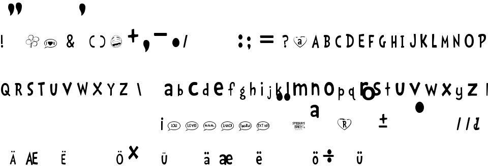 LOL! free Font in ttf format for free download 128.61KB