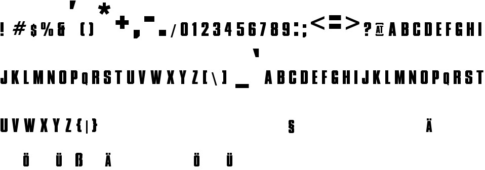 Xxii Ultimate Black Metal Font