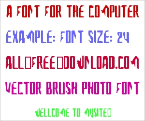 A font for the computer people