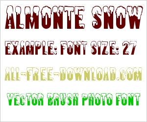 Snow Font