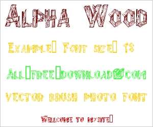 Woods Font