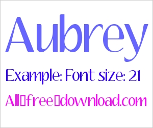 Aubrey Free Truetype Font For Free Download About (1) Free Truetype Font.