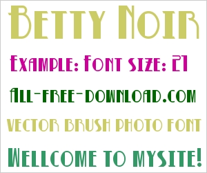 betty boop font