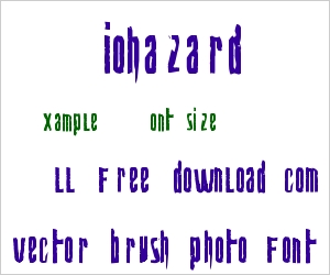 Biohazard Font