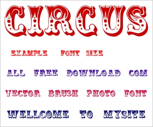 Vintage Circus Font 18