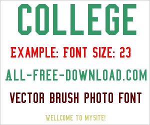 College Fonts Free