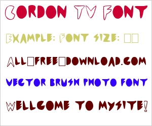Cordon TV Font
