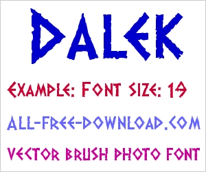 Dalek Font