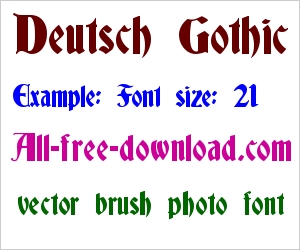 Deutsch Gothic