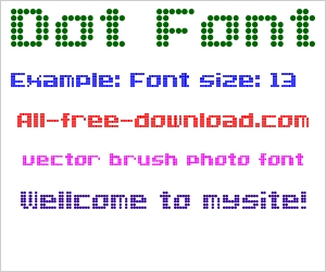 Dot Font