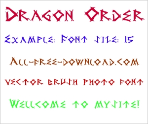 dragon font