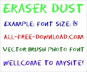 Eraser Dust Font