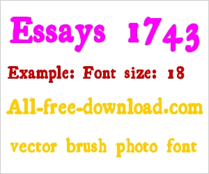 Essays 1743