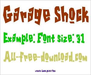 Garage Gothic Fonts Free