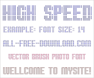 High Speed Font