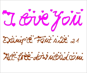 I love you