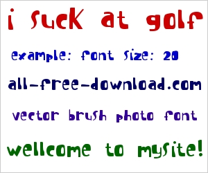 I suck at golf