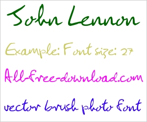 John Lennon Font