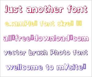 Just Another Font