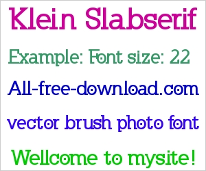Klein Slabserif