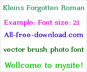 Kleins Forgotten Roman