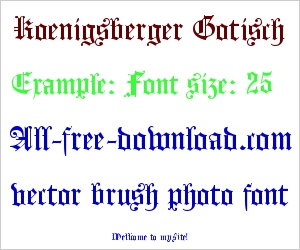 Koenigsberger Gotisch