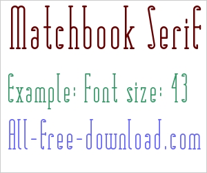 Matchbook Serif
