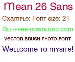Mean 26 Sans
