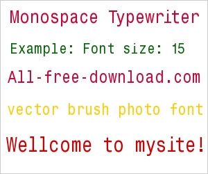 Monospace Typewriter