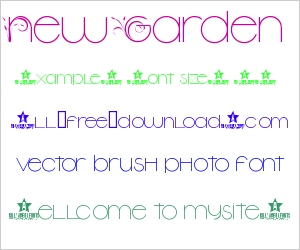 Gardening Font