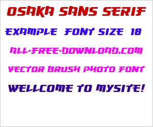 Osaka Sans Serif