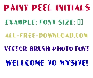 Paint Peel Initials