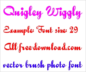 Quigley Wiggly Font