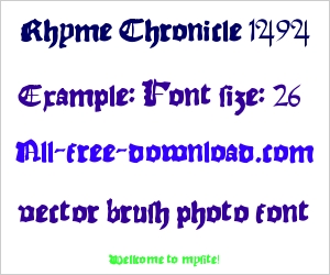 chronicle font