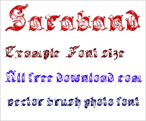 Saraband Font