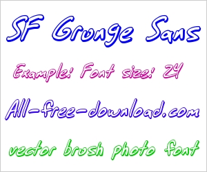 SF Grunge Sans