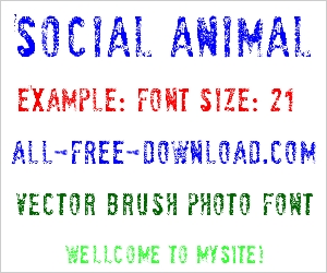 animals font