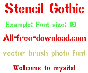 Stencil Gothic