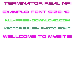 Terminator Real Font Free Download