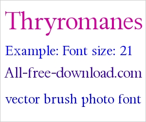 Thryromanes
