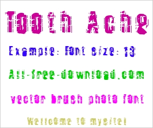 tooth font