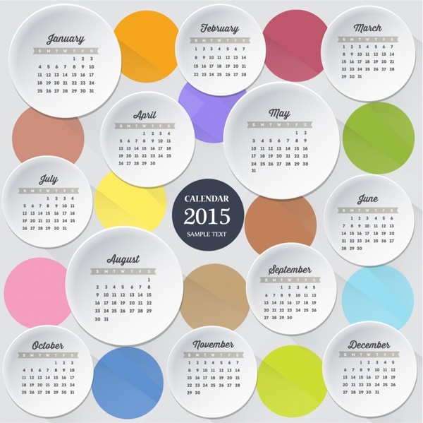 Coreldraw calendar template free vector download (17,232 Free vector