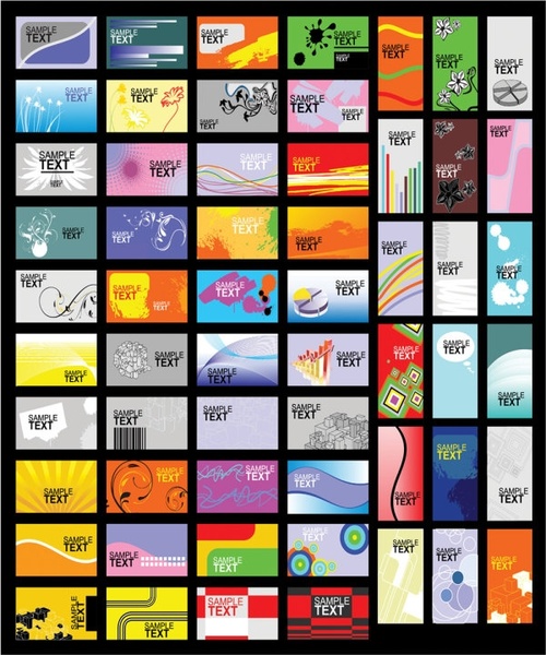 58 plantillas de tarjetas de bonito diseño