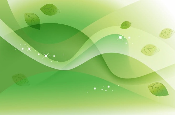 Abstract Spring Green Vector Background Free vector in ...