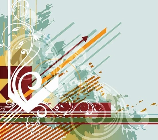 Swirl  Abstrak Floral background free download