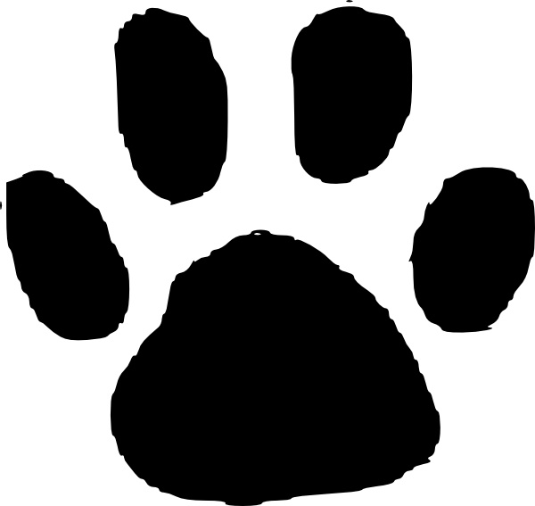 Animal Footprint clip art Free vector in Open office drawing svg ( .svg