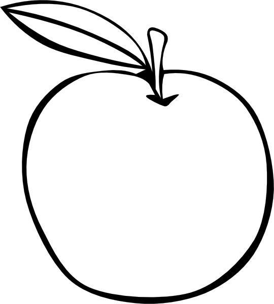 Free vector Vector clip art Apple Coloring Fruit clip art