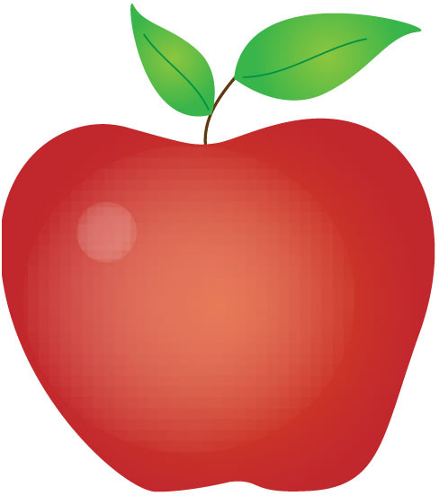 free apple vector clipart - photo #49