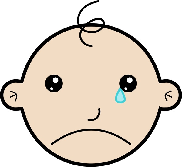 Free Baby Pictures Clip  on Baby Crying Vector Clip Art   Free Vector For Free Download